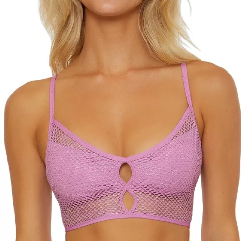 Becca Women’s Network Cami Bikini Top NWT Size Medium Malva